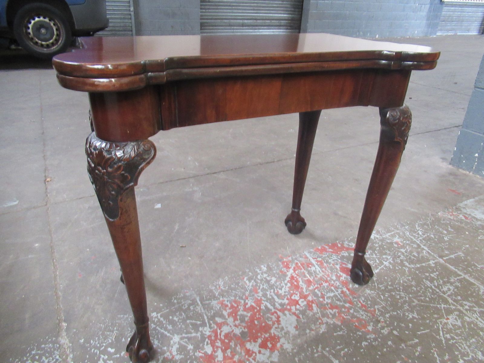 Georgian  Mahogany    Card  /  Side Table photo for sale