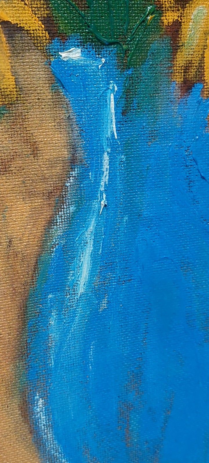 Oil On Faesite, Flower Vase Gerolamo Stamps (Pisa 1933 2009) photo vinterior