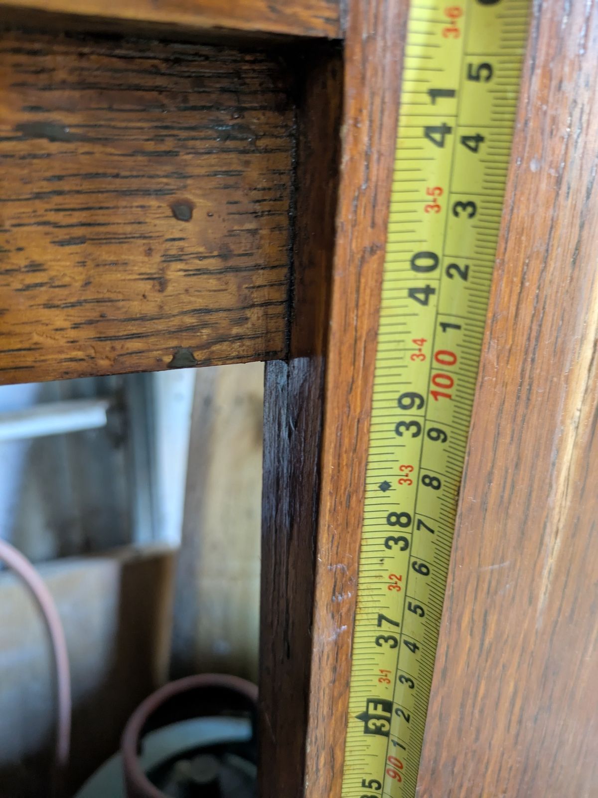 1930's Original Oak Fire Surround photo Home Fixtures