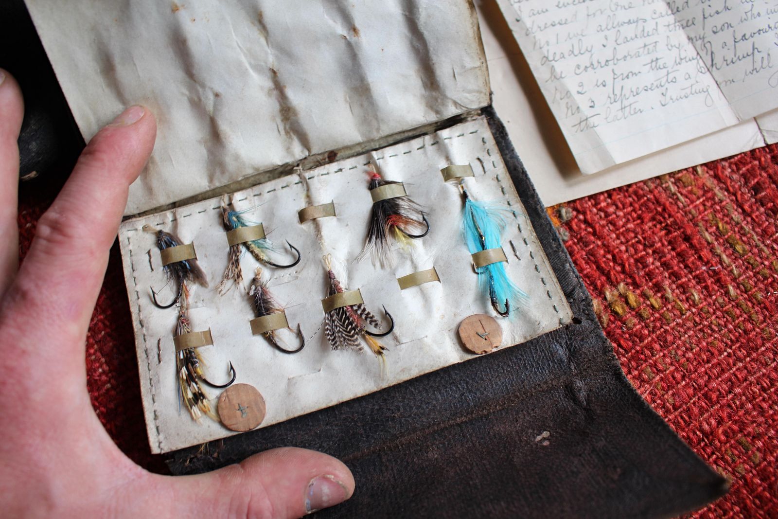 photo vinterior 19th Century Extensive Collection Of Fly Fishing Files & Ephemera 1856 1862