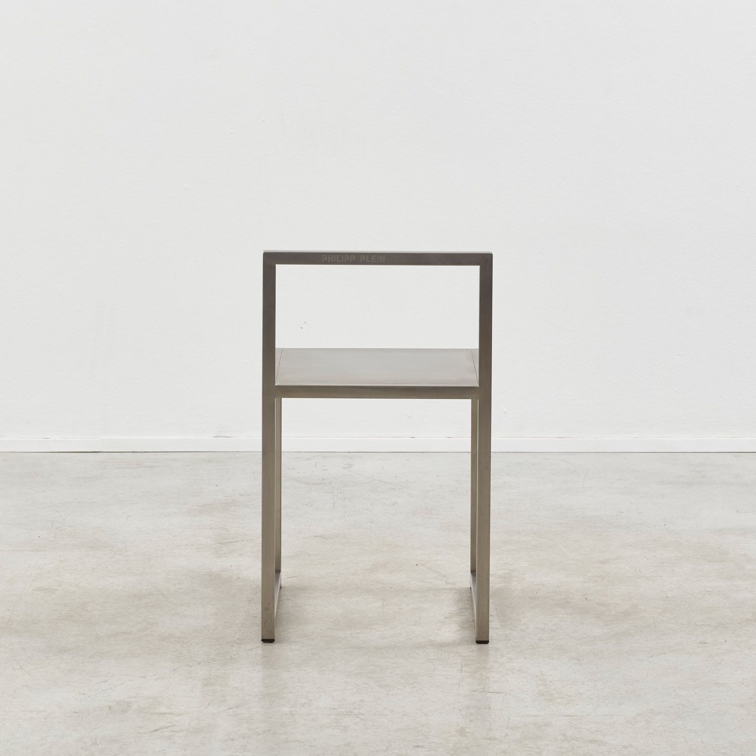 Philipp Plein Chair In Brushed Steel Germany, 2000 photo Furniture