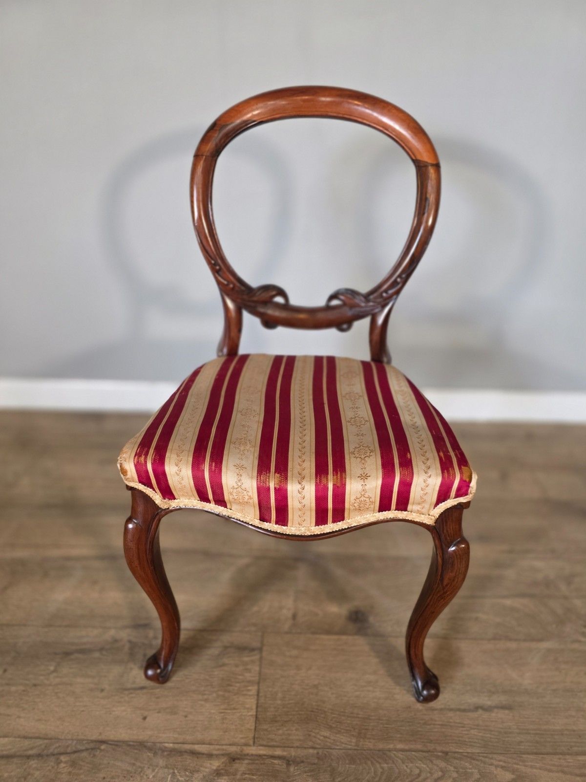 Set Of 6 Rosewood Victorian Balloon Back Chairs photo 1200.0