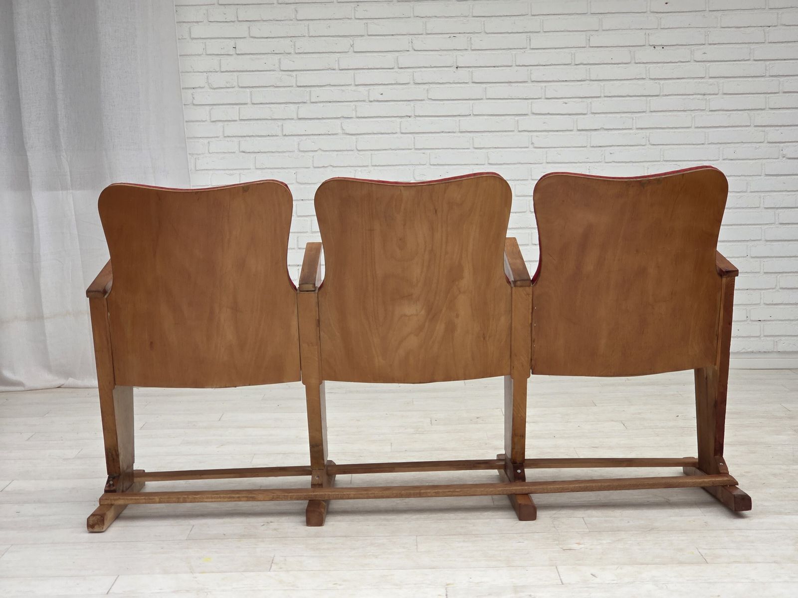 1250.0 1960s, Danish Cinema/Theater Armchairs, Original Condition. photo