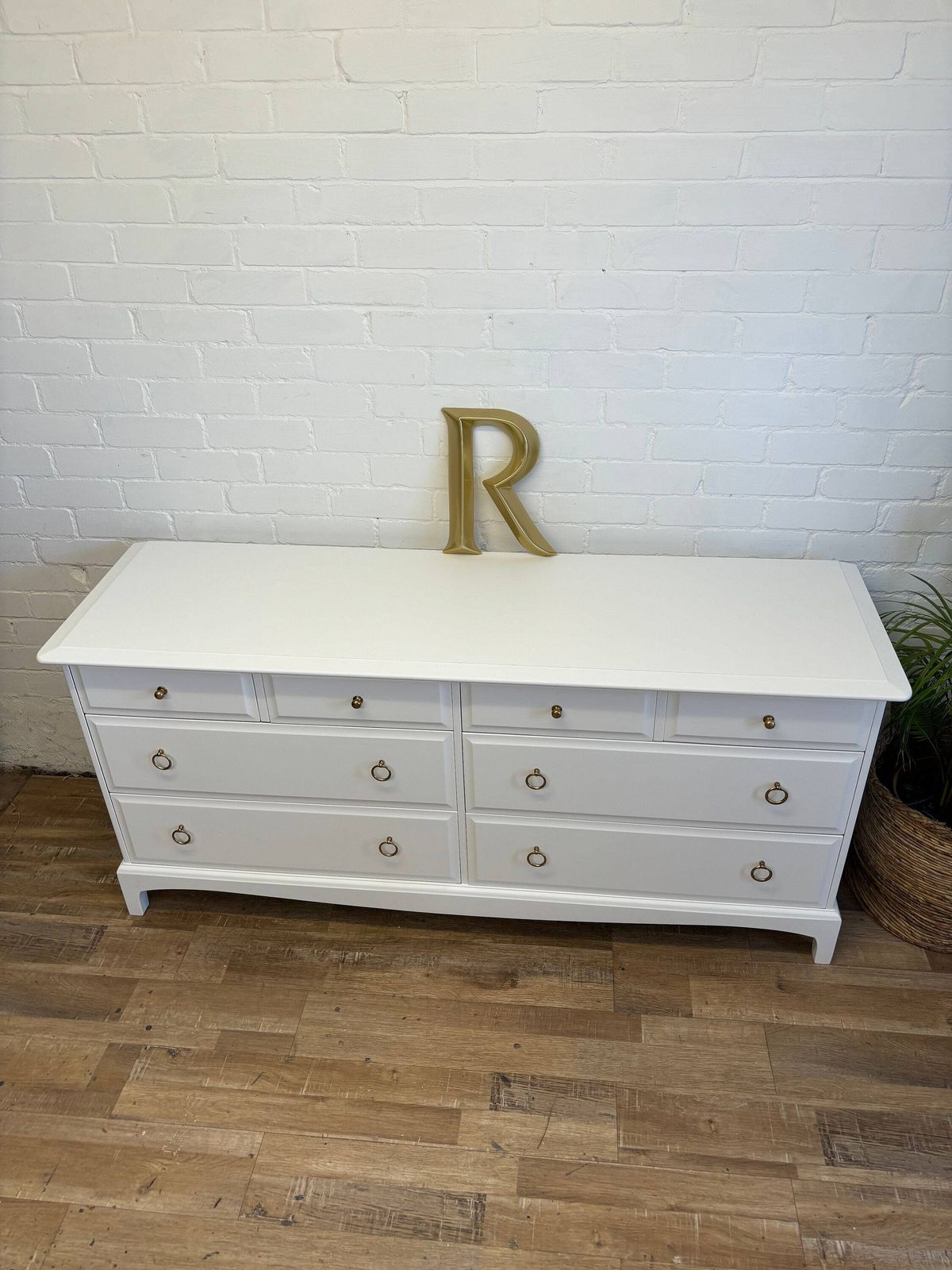 Stag Minstrel Captains Chest Painted White photo buy