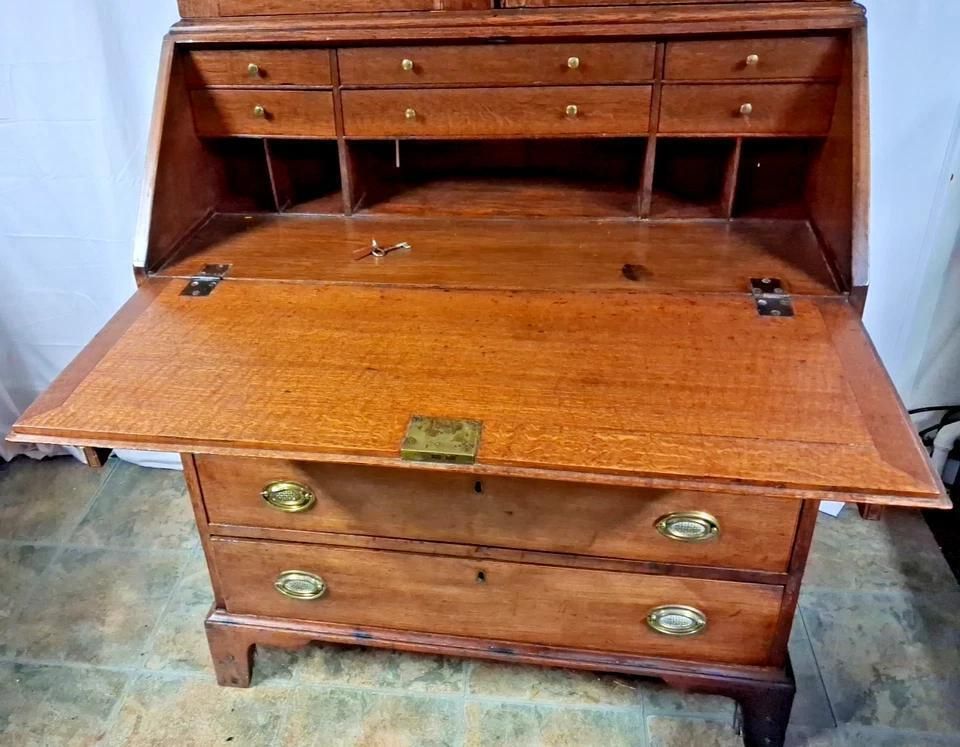Antique Georgian Bureau Bookcase photo furniture