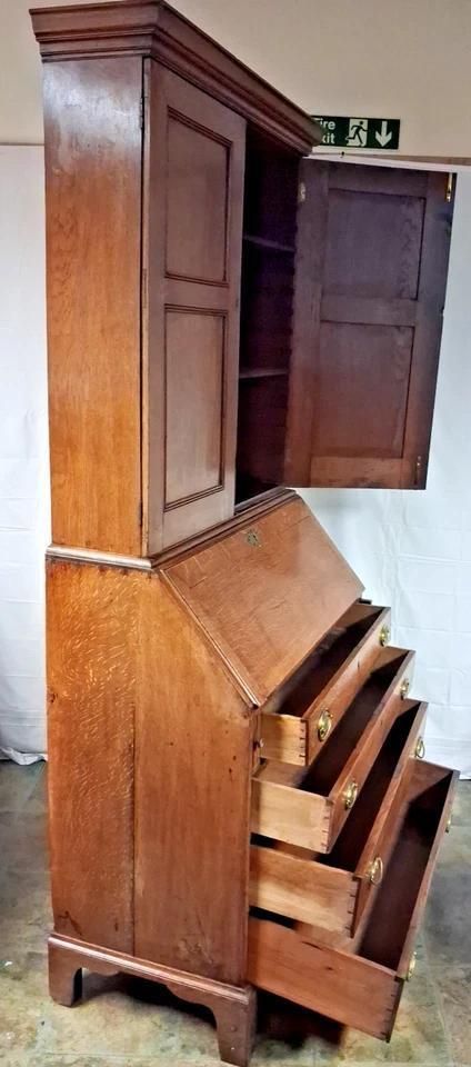 Antique Georgian Bureau Bookcase photo for sale