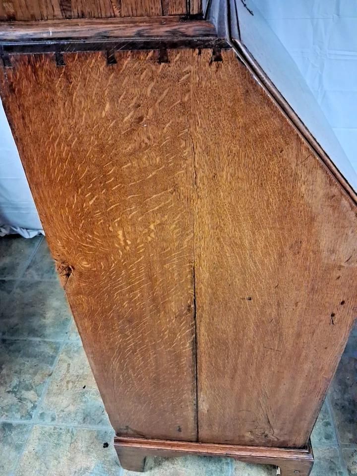 Furniture Antique Georgian Bureau Bookcase photo
