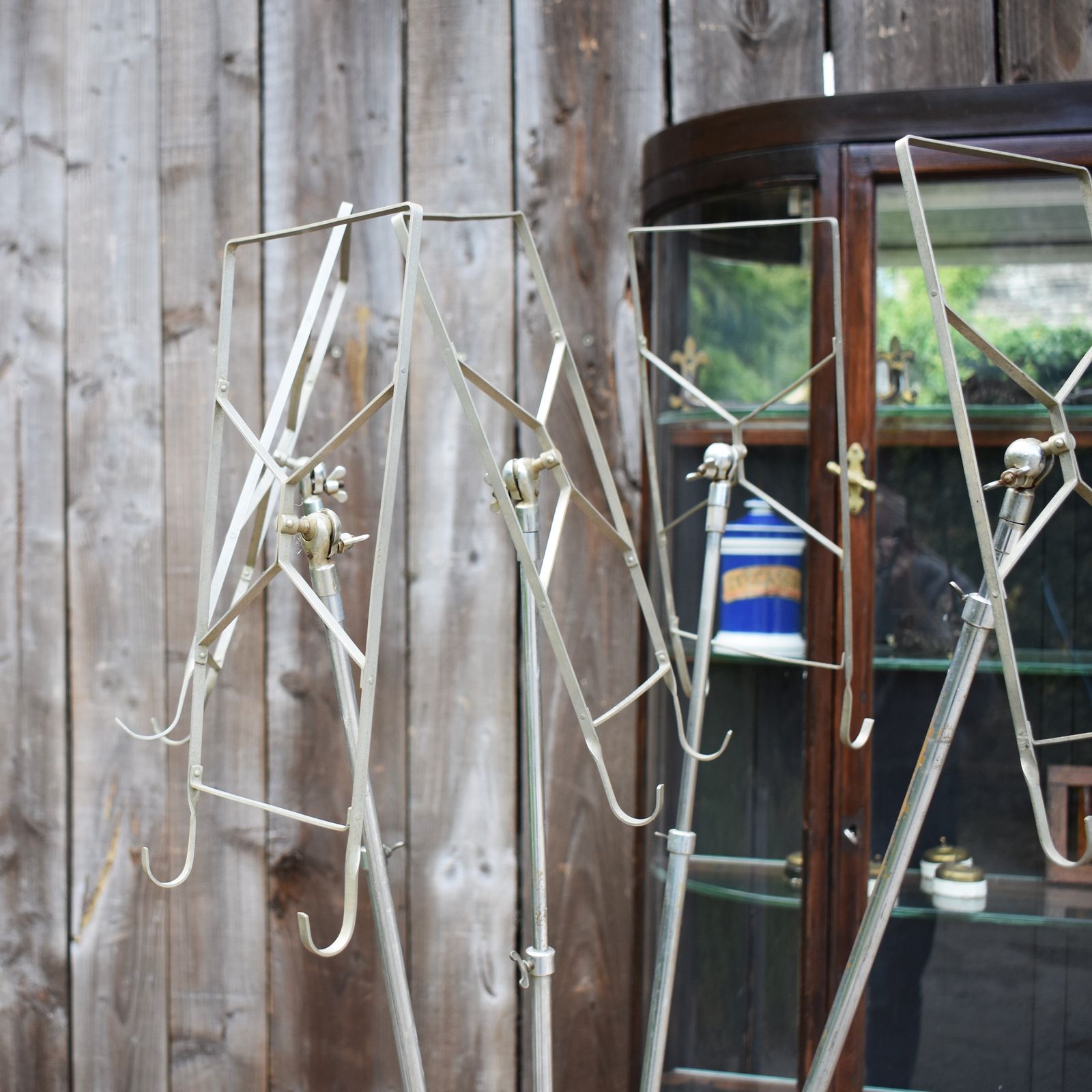 Antique Art Deco Chrome Shirt Music Sheet Art Shop Adjustable Display Stand Rack photo buy