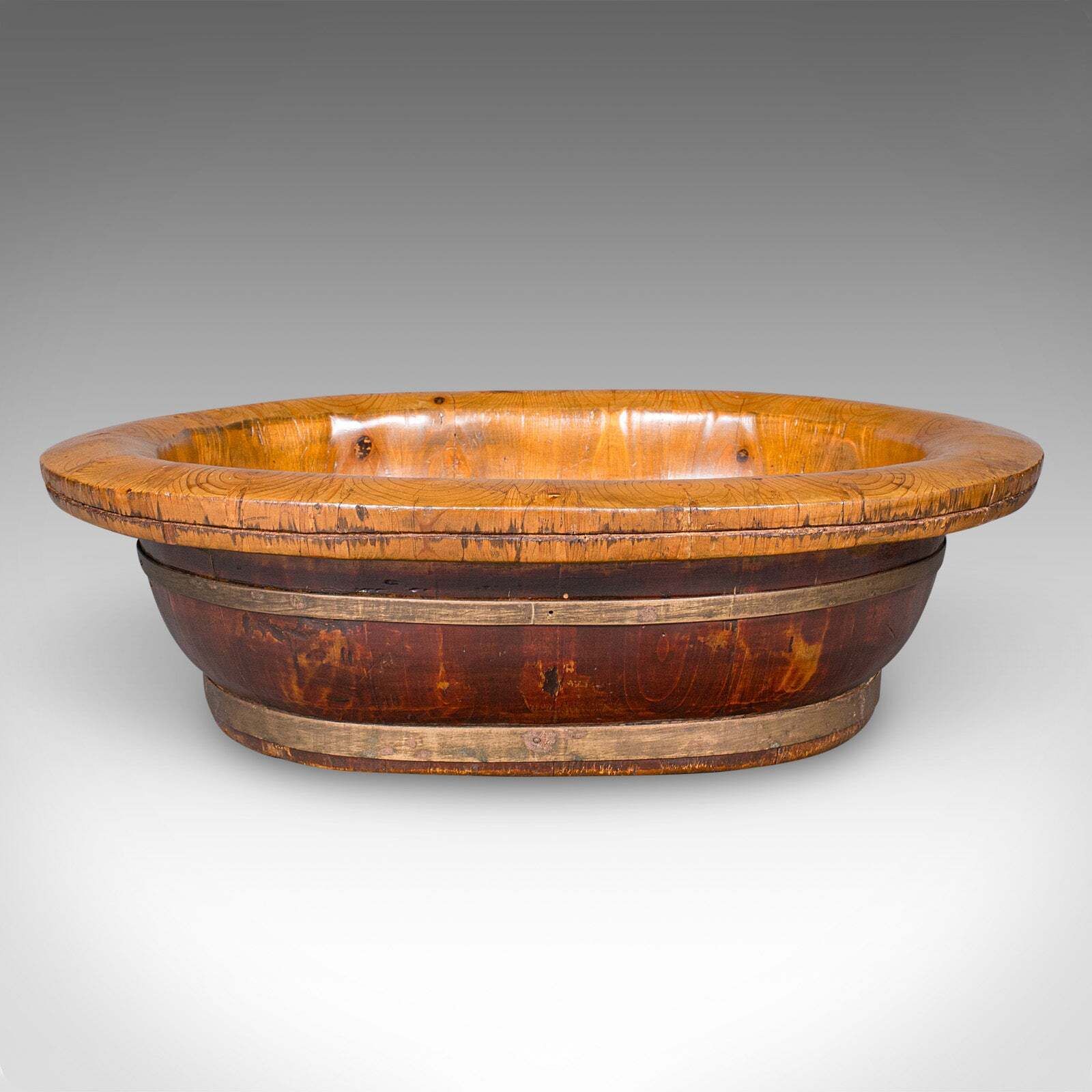 Antique Boulangerie Display Basket, French Cedar, Shop Produce Stand, Victorian photo furniture