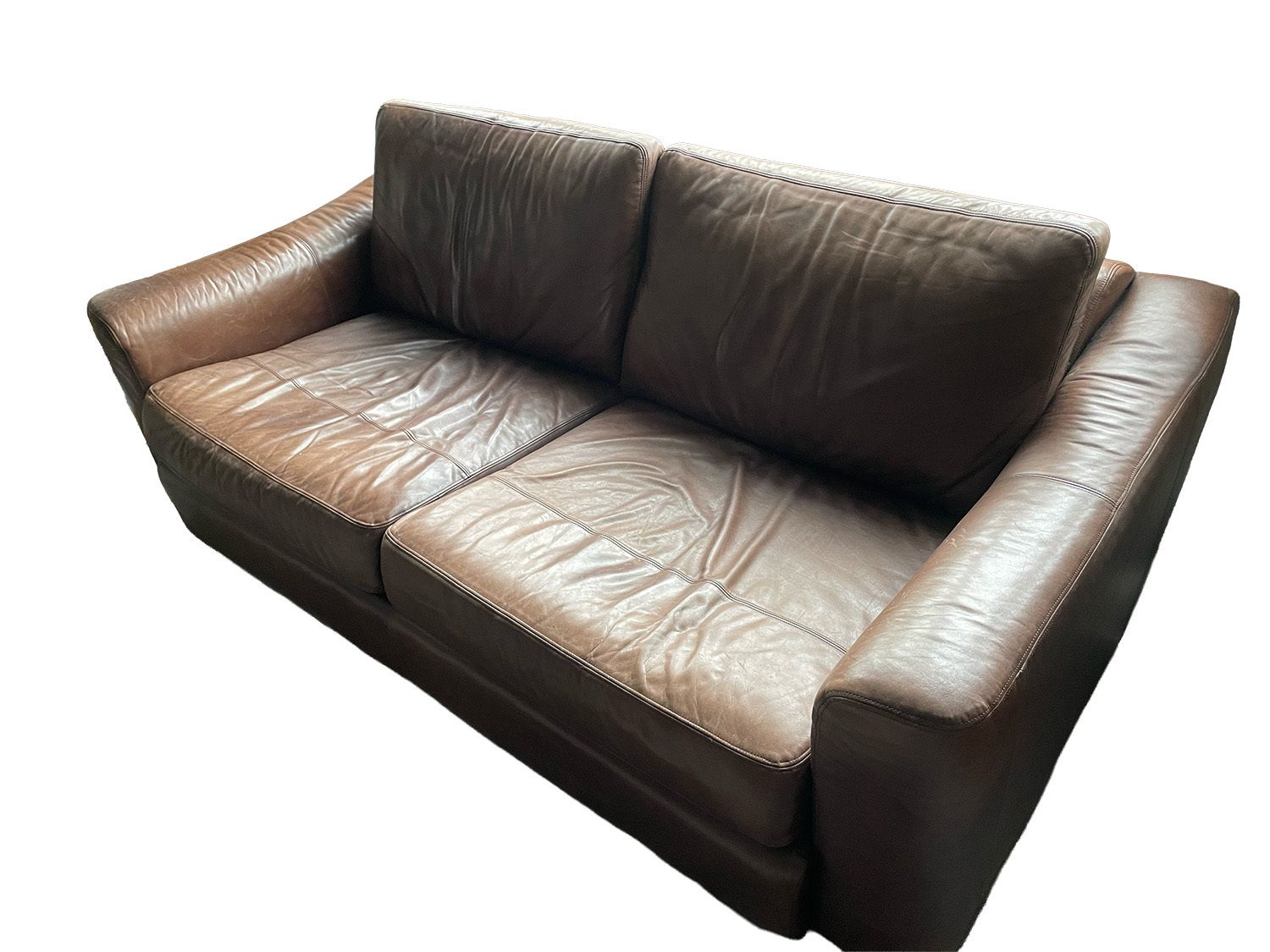 Collins And Hayes Zante Set Of Leather Sofa And 2 Chairs, 2002 photo Furniture