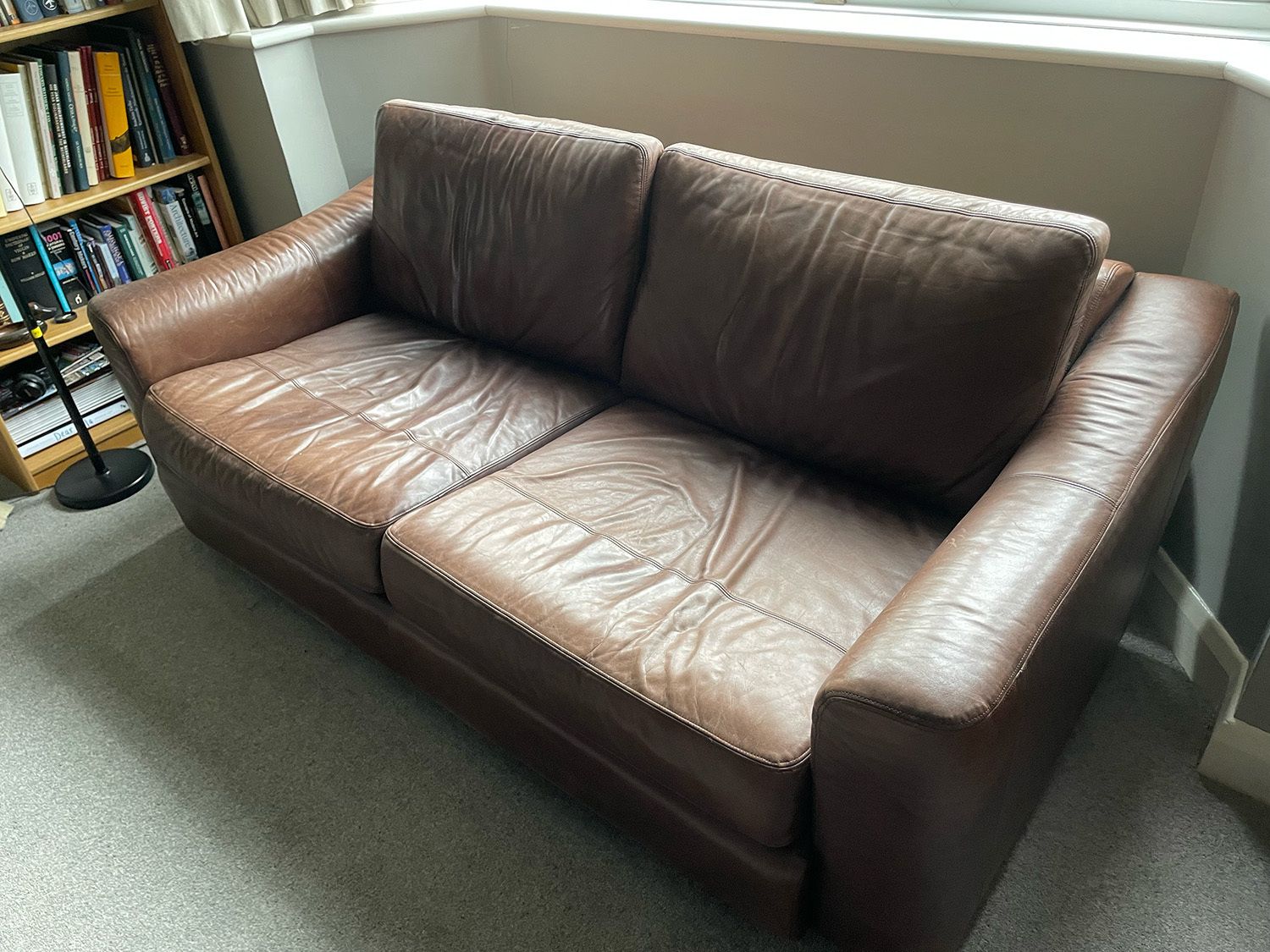 Collins And Hayes Zante Set Of Leather Sofa And 2 Chairs, 2002 photo 500.0
