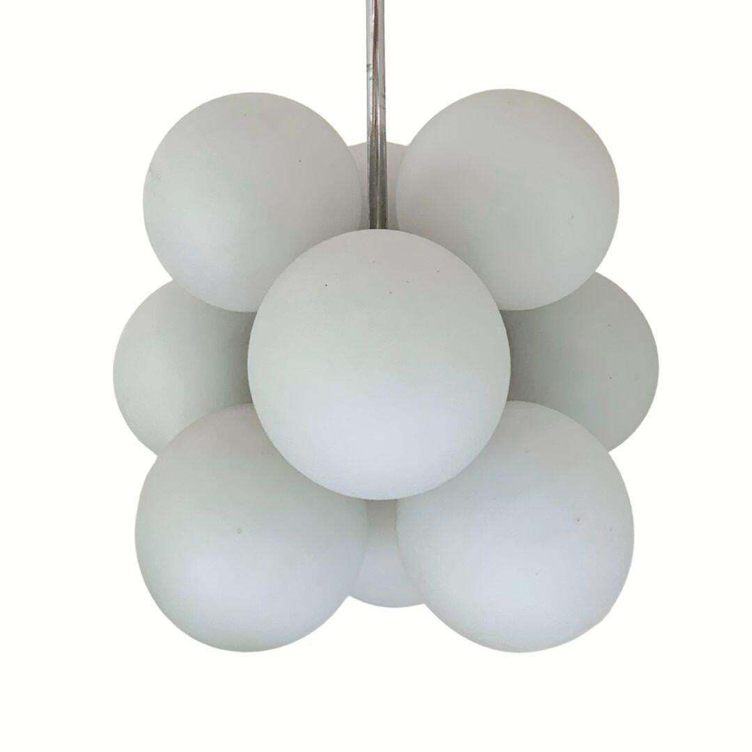 Space Age Sputnik Chandelier With 8 Glass Globes From 1960s photo 1100.0