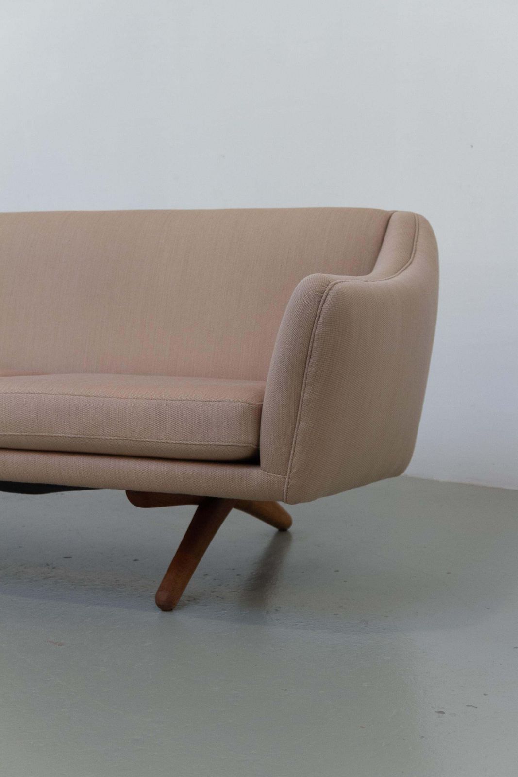 Mid Century Danish 3 Seater Sofa Ml 140 By Illum Wikkelsø, 1960s. photo Furniture