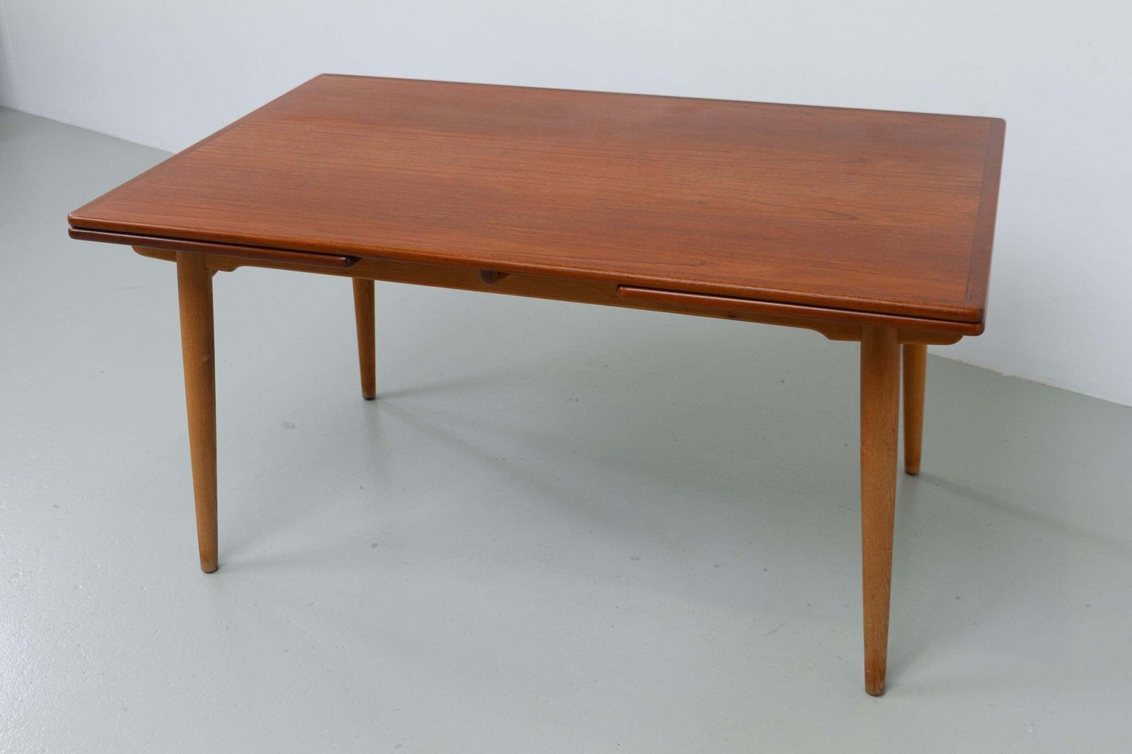 Furniture Danish Teak And Oak At 312 Dining Table By Hans Wegner For Andreas Tuck, 1960s photo