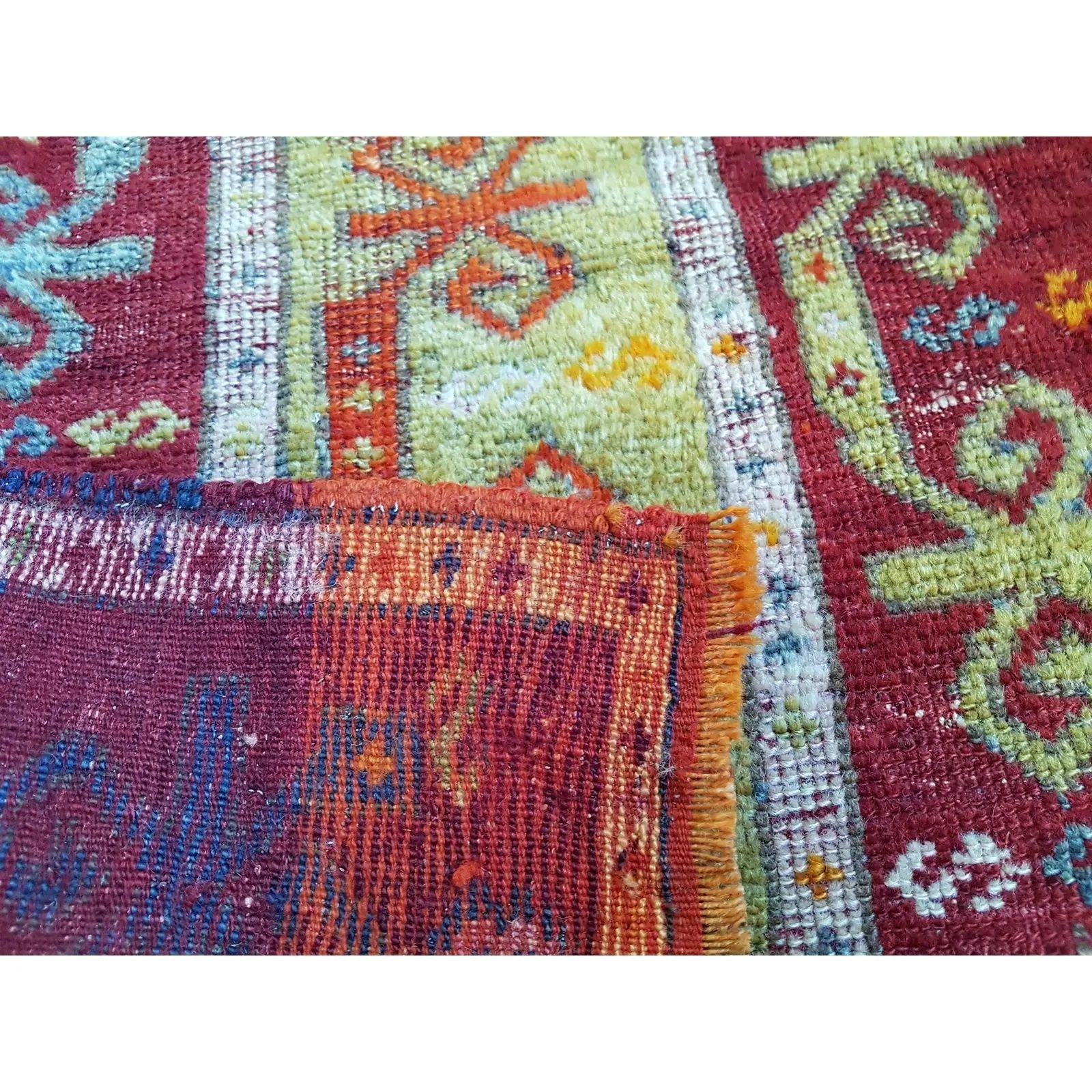 Turkish Oushak Rug Yastik Accent With Soft Color 1'10" X 3'3" photo Textiles