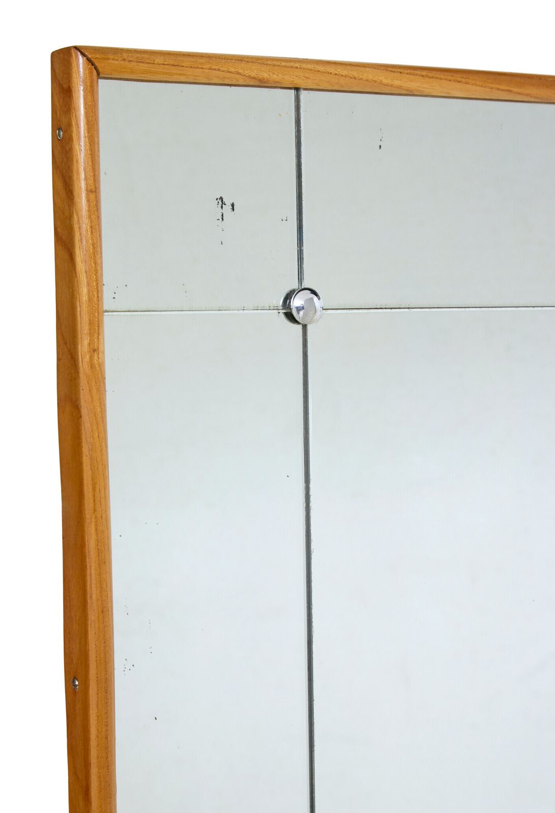 Tall Mid Century Swedish Harlequin Wall Mirror photo 2475.0