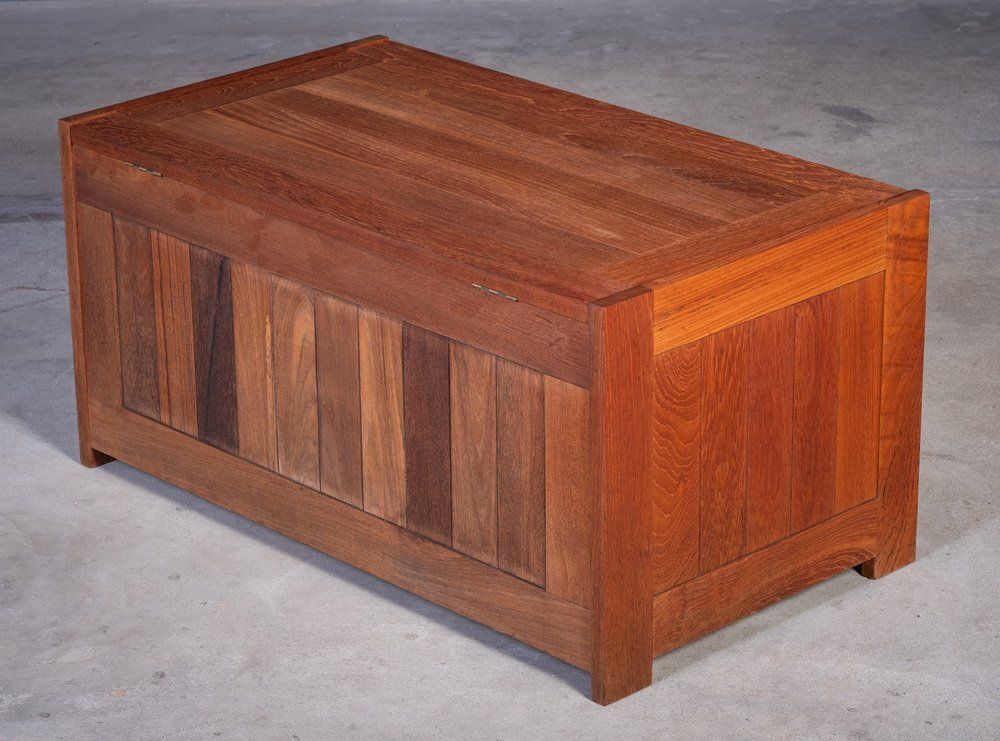 Teak Chest By O. Schjøll & B. K. For Randers Møbelfabrik, Denmark, 1960s photo for sale