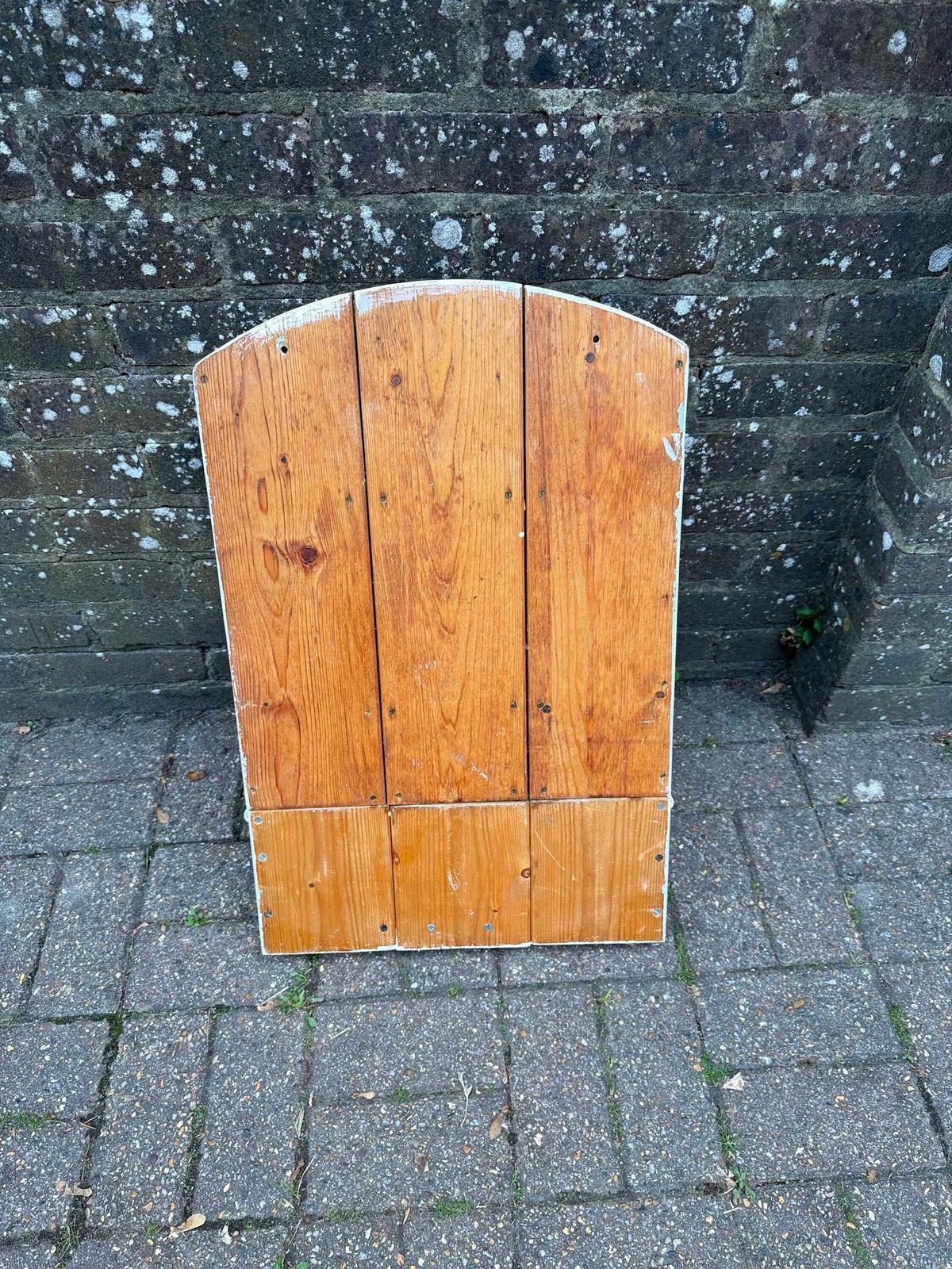 photo for sale Cottage Country Style Vintage Wall Shelf With Drawer – Hand Painted Pine, Mid To Late 20th Century, Solid And Heavy Quality Wall Shelf