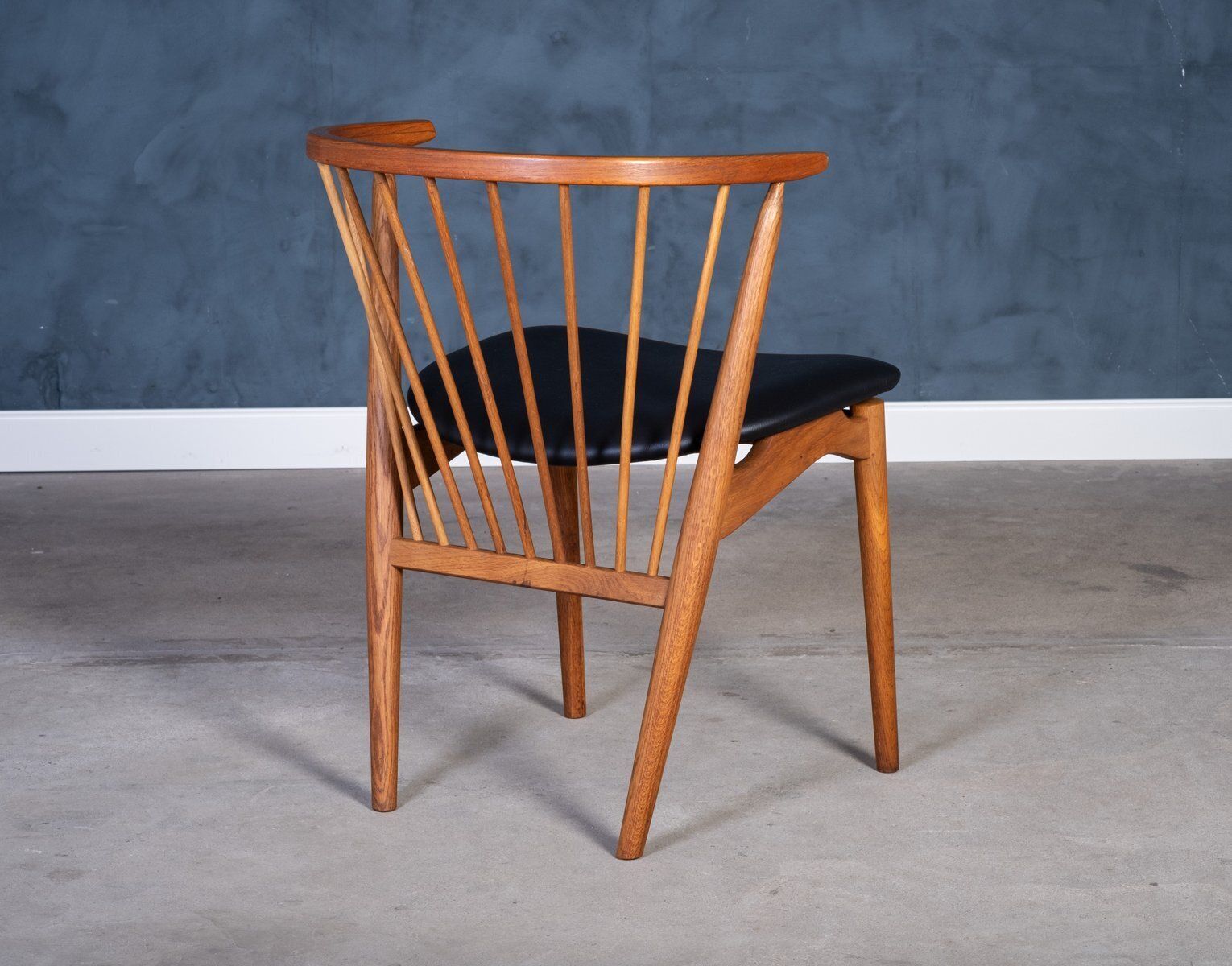 Teak And Oak Chair By Helge Sibast For Sibast Møbelfabrik, Denmark, 1960s photo buy