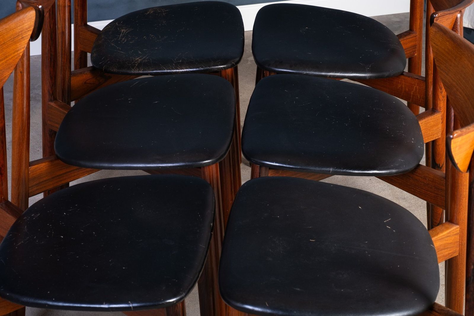 Vintage Danish Rosewood Chairs By Kurt østervig For K.P. Furniture, 1960s, Set Of 6 photo buy