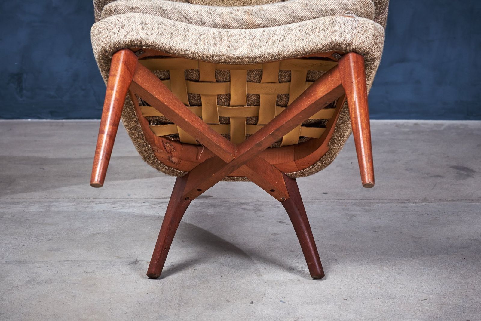 Vintage Danish Lounge Chair In The Style Of Hans Wegners, 1960s photo buy