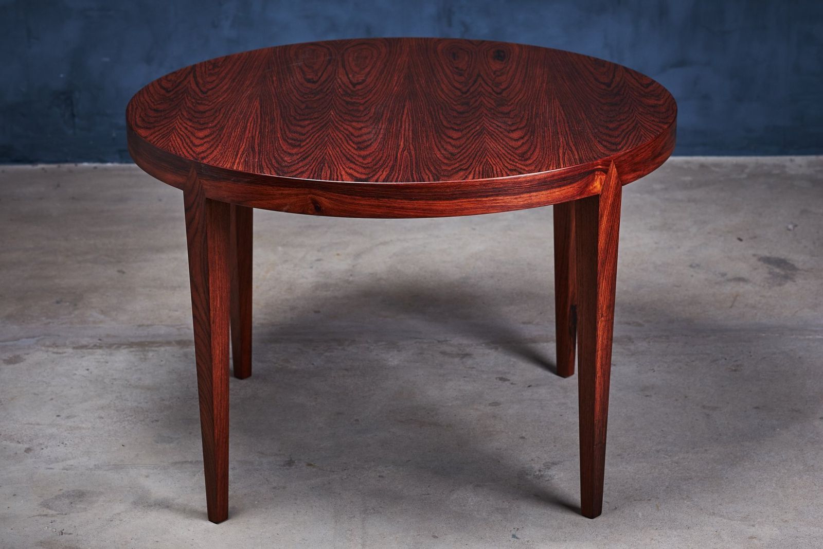Rosewood Coffee Table By Severin Hansen For Haslev Møbelfabrik, 1950s photo for sale