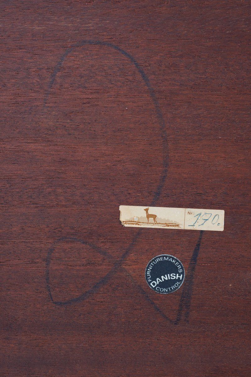 Rosewood Coffee Table By Severin Hansen For Haslev Møbelfabrik, 1950s photo vintage