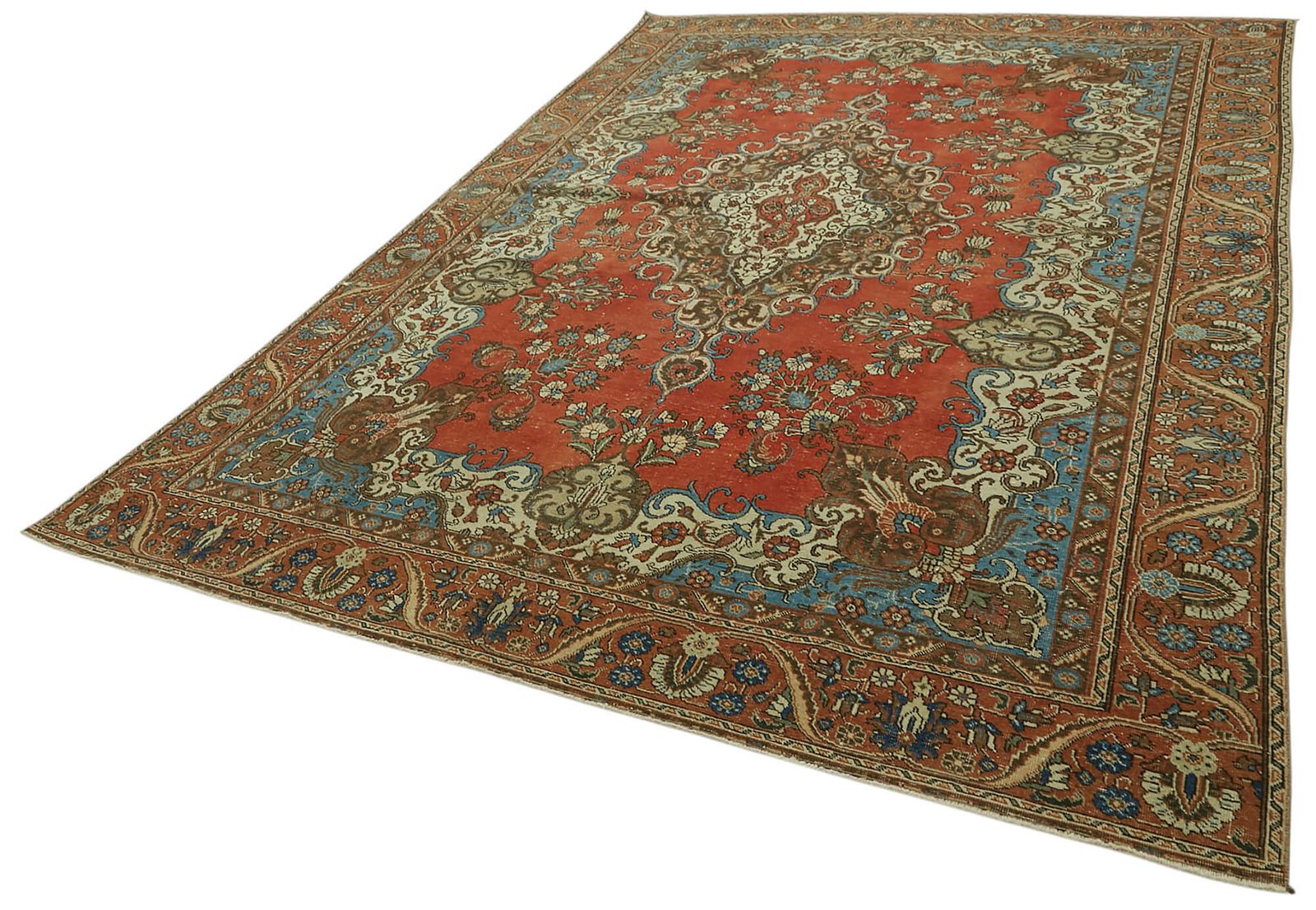 8x12 Vintage Hand Knotted Rug   47162 photo for sale