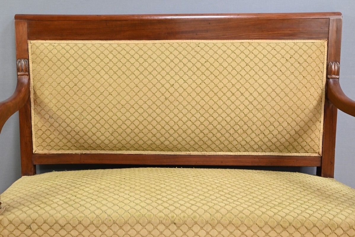 Mahogany Landing Sofa, Restoration Period – Part 1 Of The 19th Century photo 1820.0