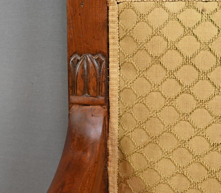 Mahogany Landing Sofa, Restoration Period – Part 1 Of The 19th Century photo buy