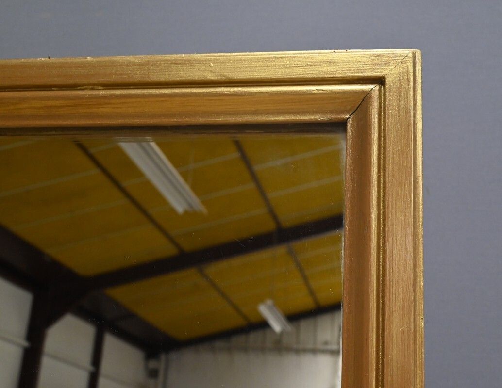 Gilded Wood Mirror, Maison Texier, Nantes – Late 19th Century photo 810.0