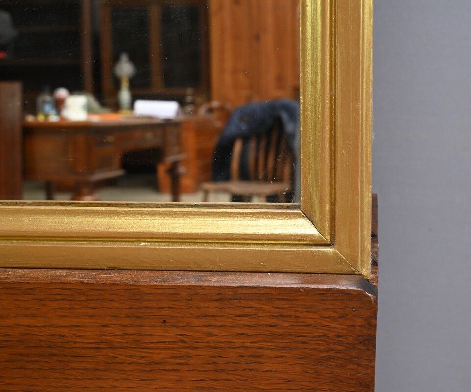 photo furniture Gilded Wood Mirror, Maison Texier, Nantes – Late 19th Century