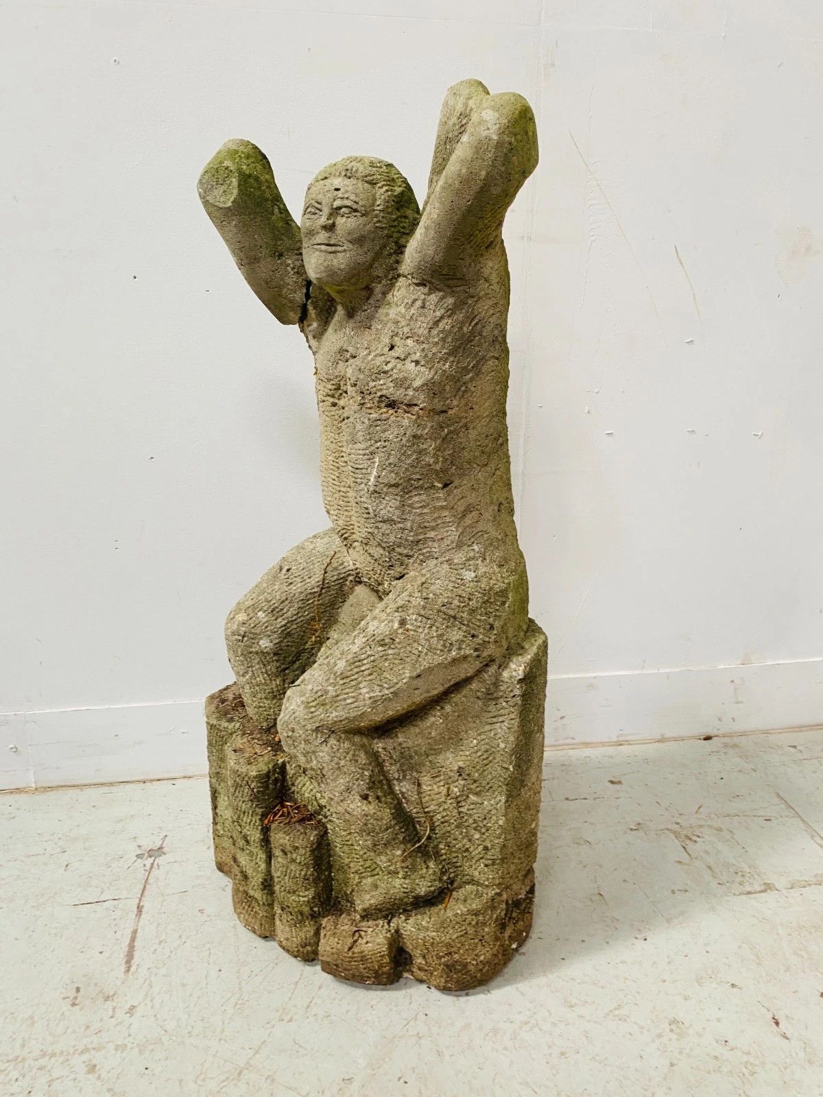 Minimalist Folk Art Stone Sculpture. 20th Century. photo for sale
