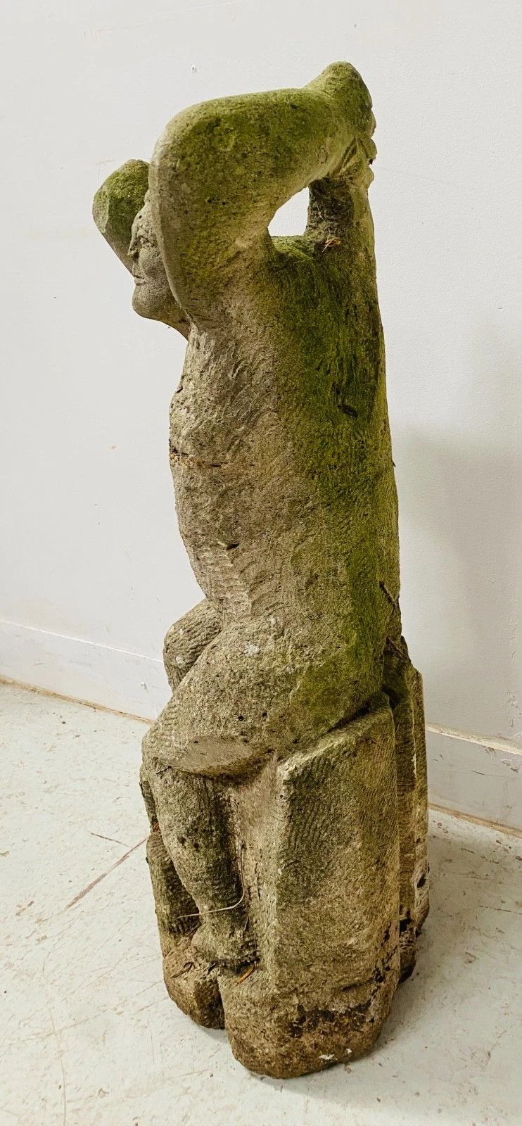 Minimalist Folk Art Stone Sculpture. 20th Century. photo vinterior