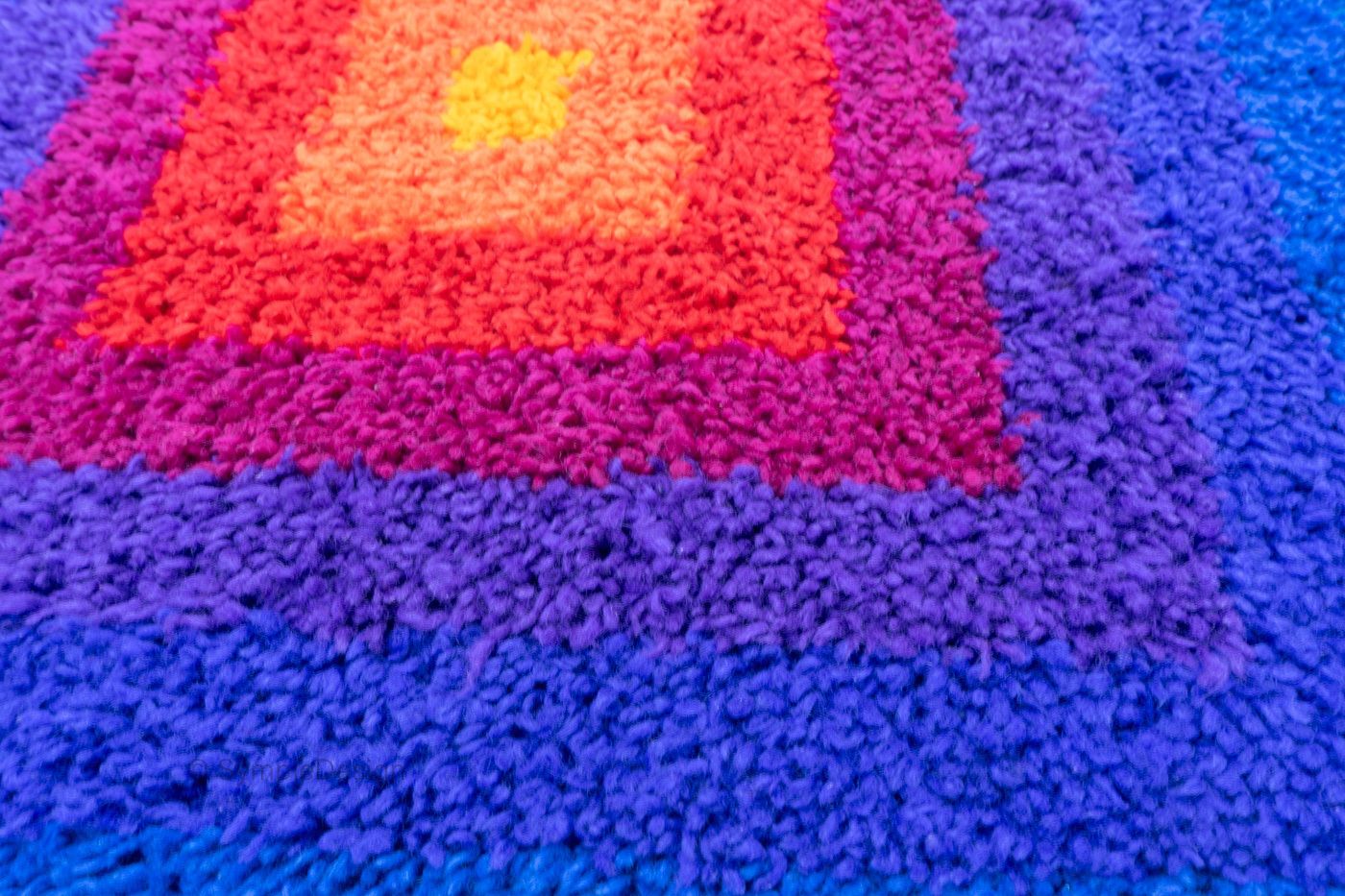 Verner Panton Square Rug, Mira Carré – 1970s photo 3175.0
