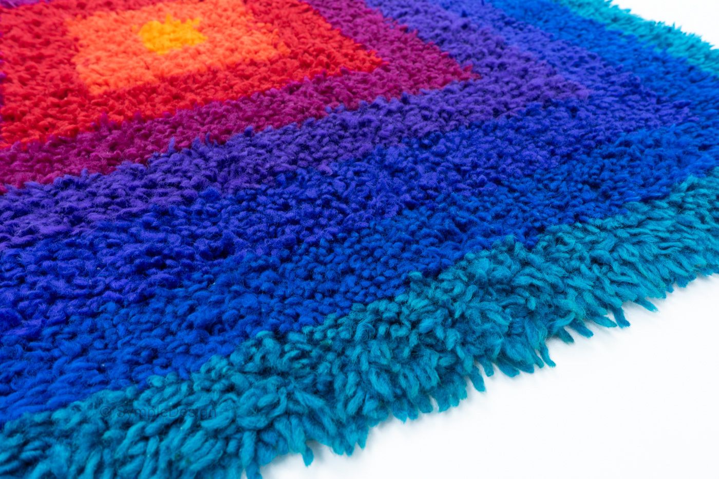 Verner Panton Square Rug, Mira Carré – 1970s photo vinterior