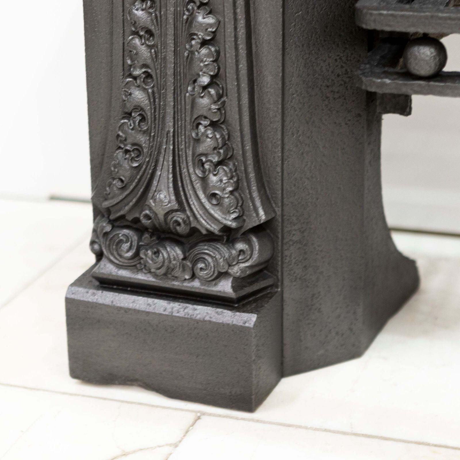 Antique Georgian Cast Iron Hob Grate photo Home Fixtures