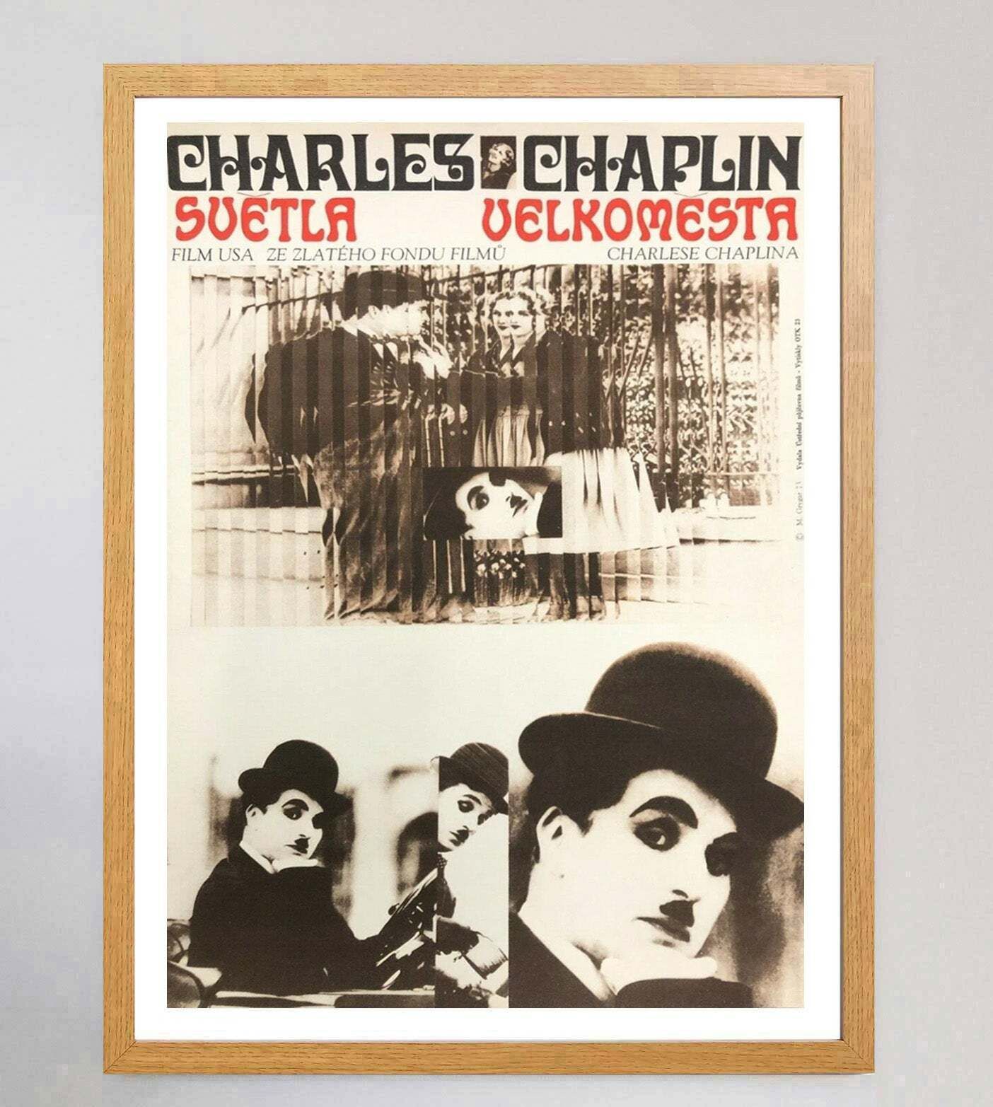 City Lights (Czech)  Original Vintage Poster photo Art