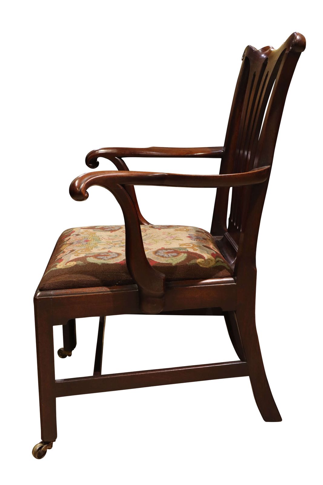 A Fine George II Mahogany Armchair, Circa 1750 photo 1007.0