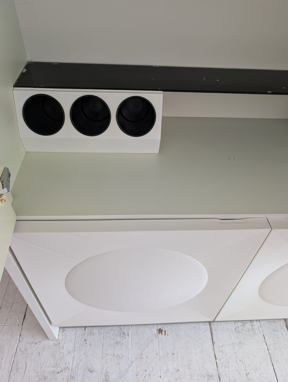 Large 1970s Vintage Mid Century Italian Brutalist Space Age Bar Cabinet photo 2475.0
