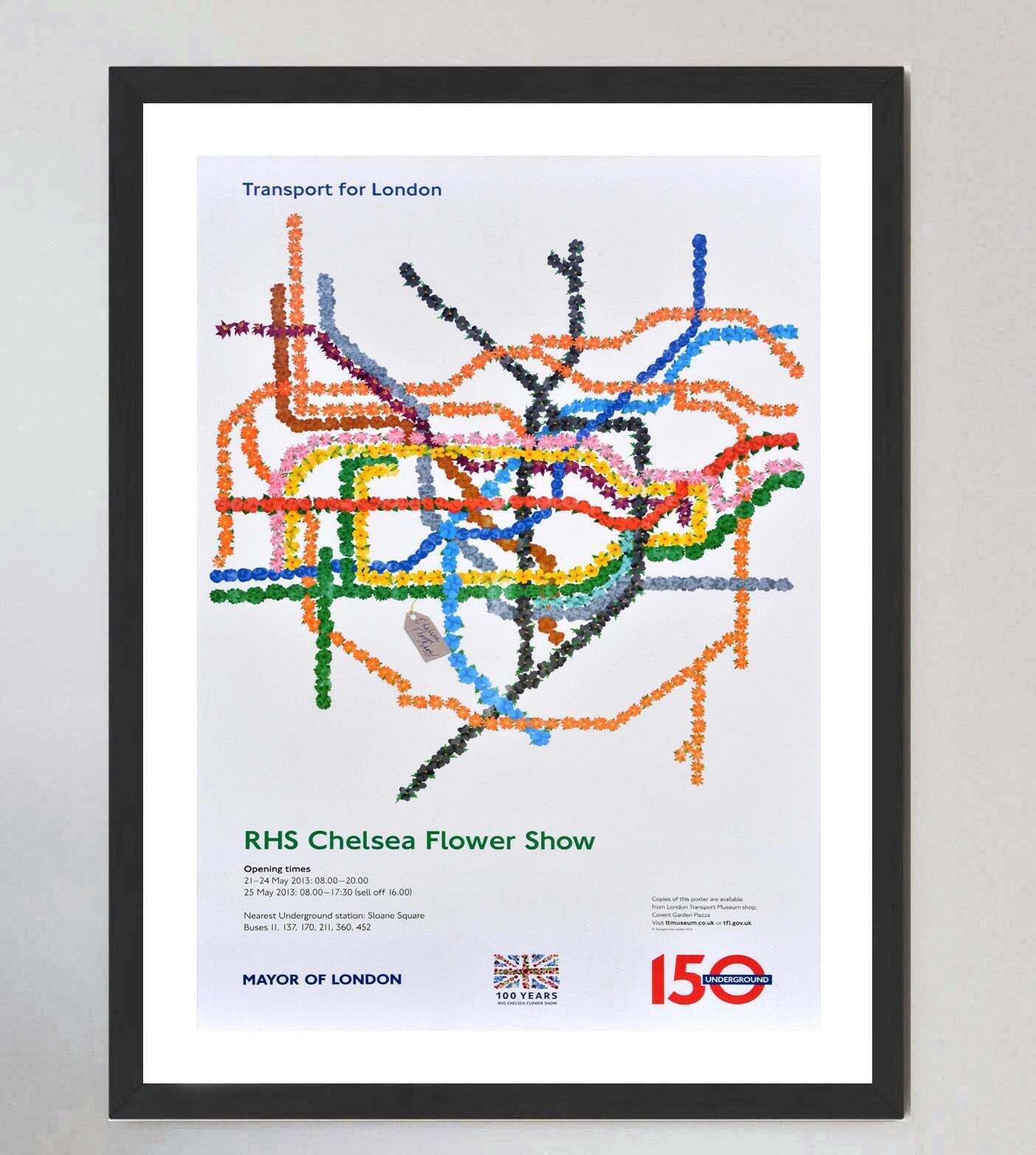 Tfl   Rhs Chelsea Flower Show Original Vintage Poster photo furniture