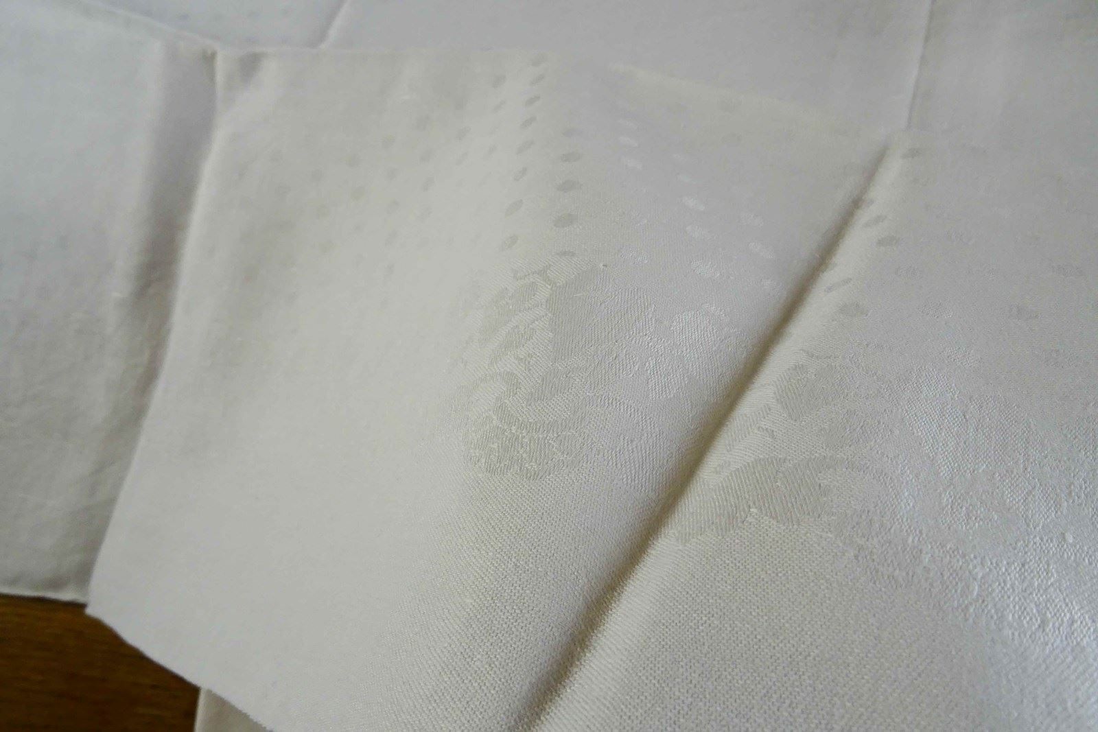 Set Of Eight Antique French Linen Napkins photo 95.0