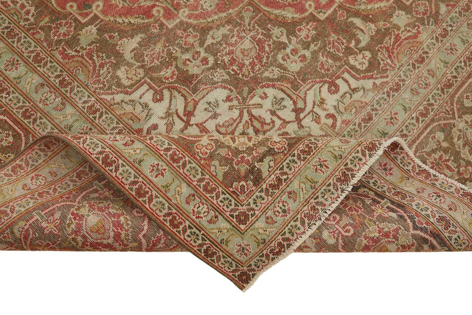 10x13 Hand Knotted Vintage Rug photo vinterior
