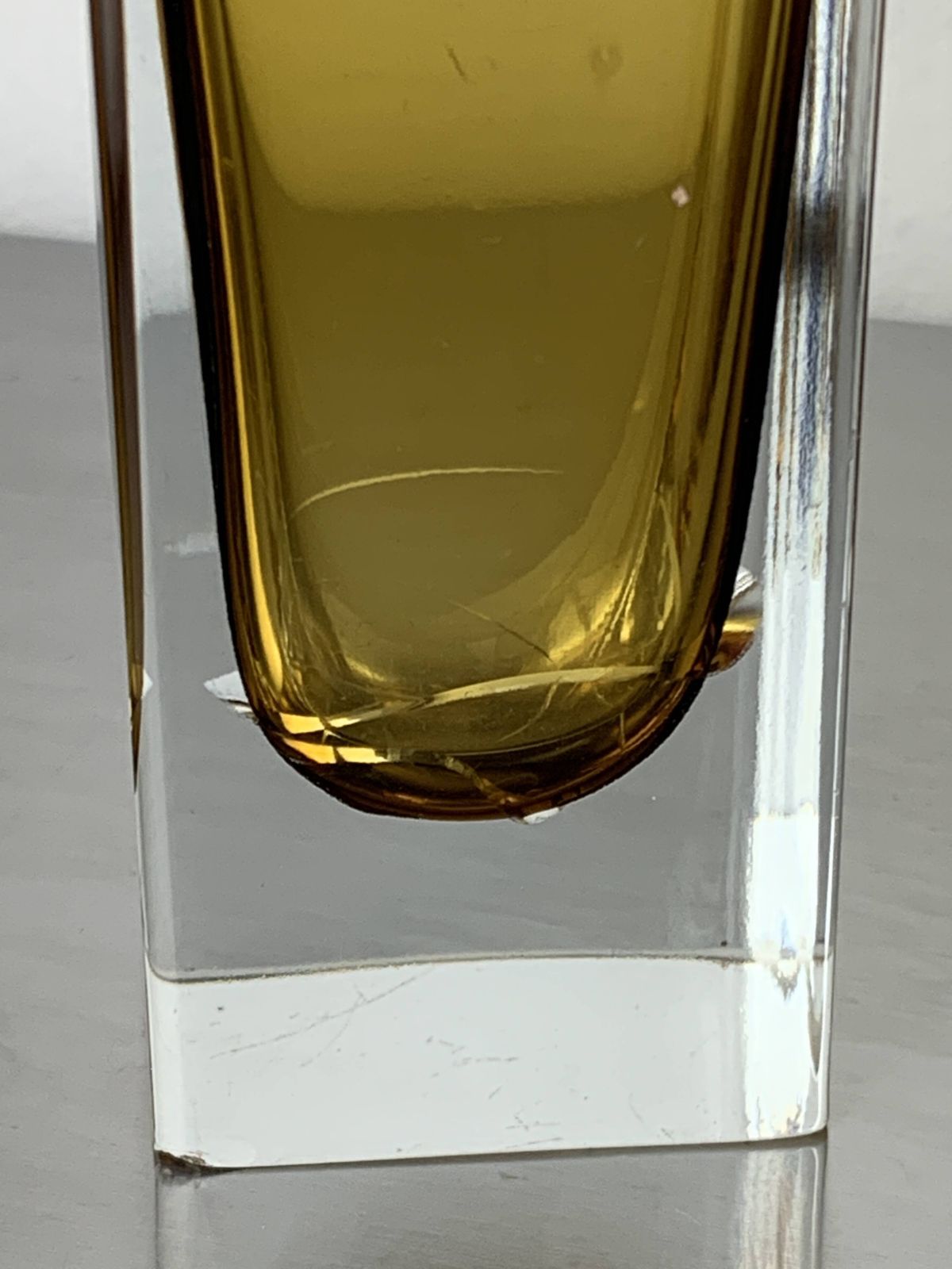 Page 1 Of 7 Yellow Sommerso Vase, Murano Glass, Italy, 1970 photo 623.0