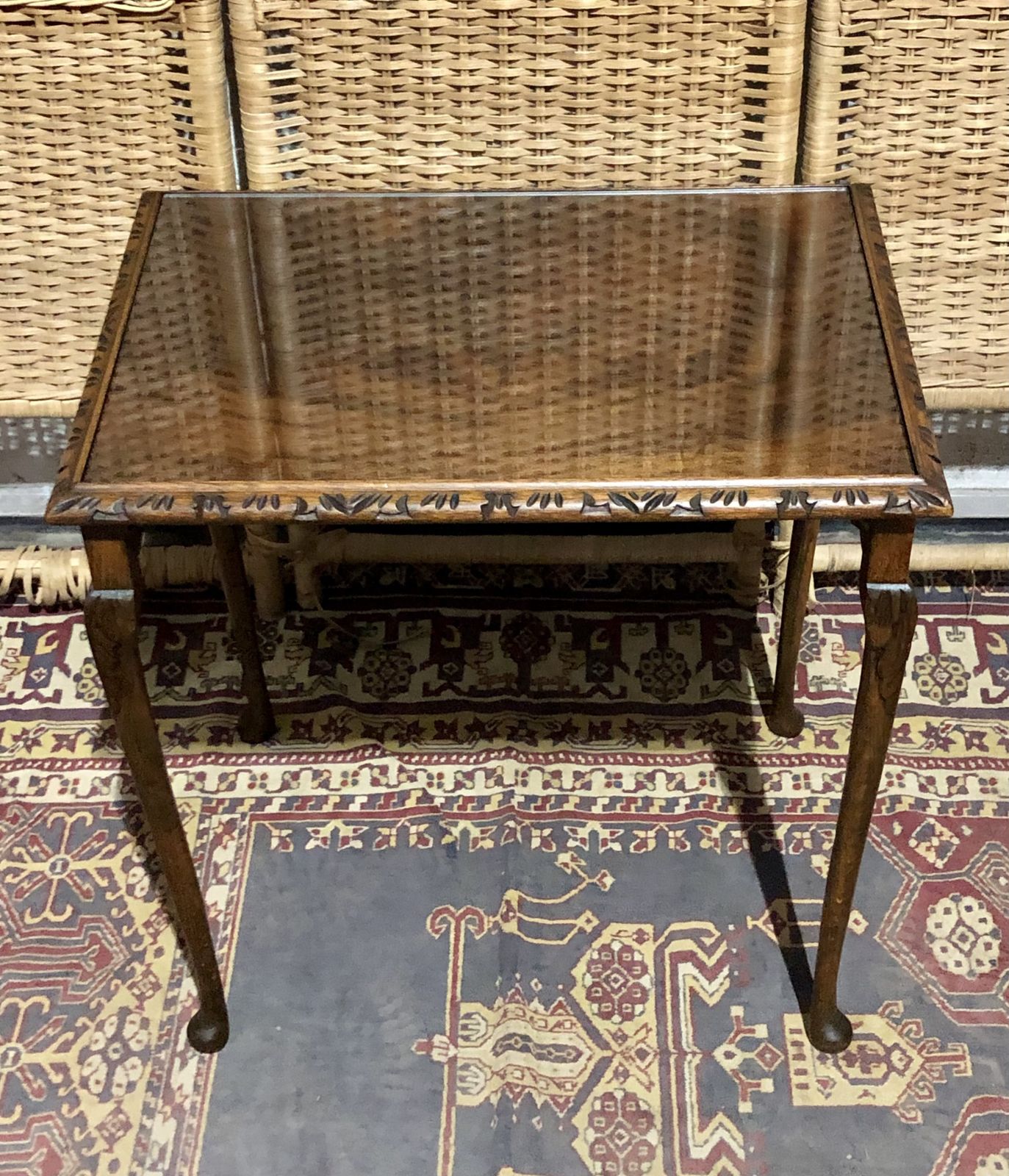 Handsome Vintage Nest Of Tables/Coffee Tables photo vintage