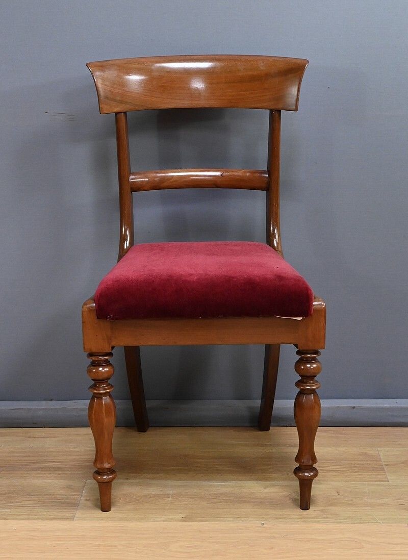 photo furniture Set Of 5 Victorian Mahogany Chairs, England – Part 2, 19th Century