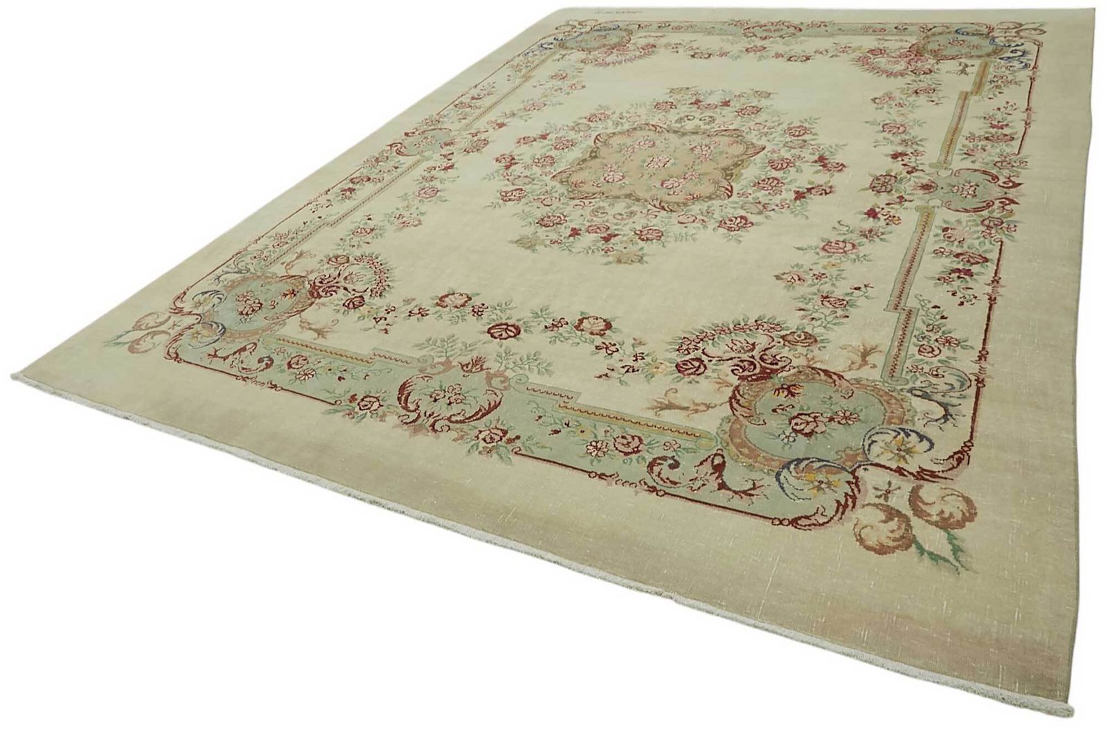 Handmade Vintage Hand Knotted Rug 286 Cm X 400 Cm photo for sale