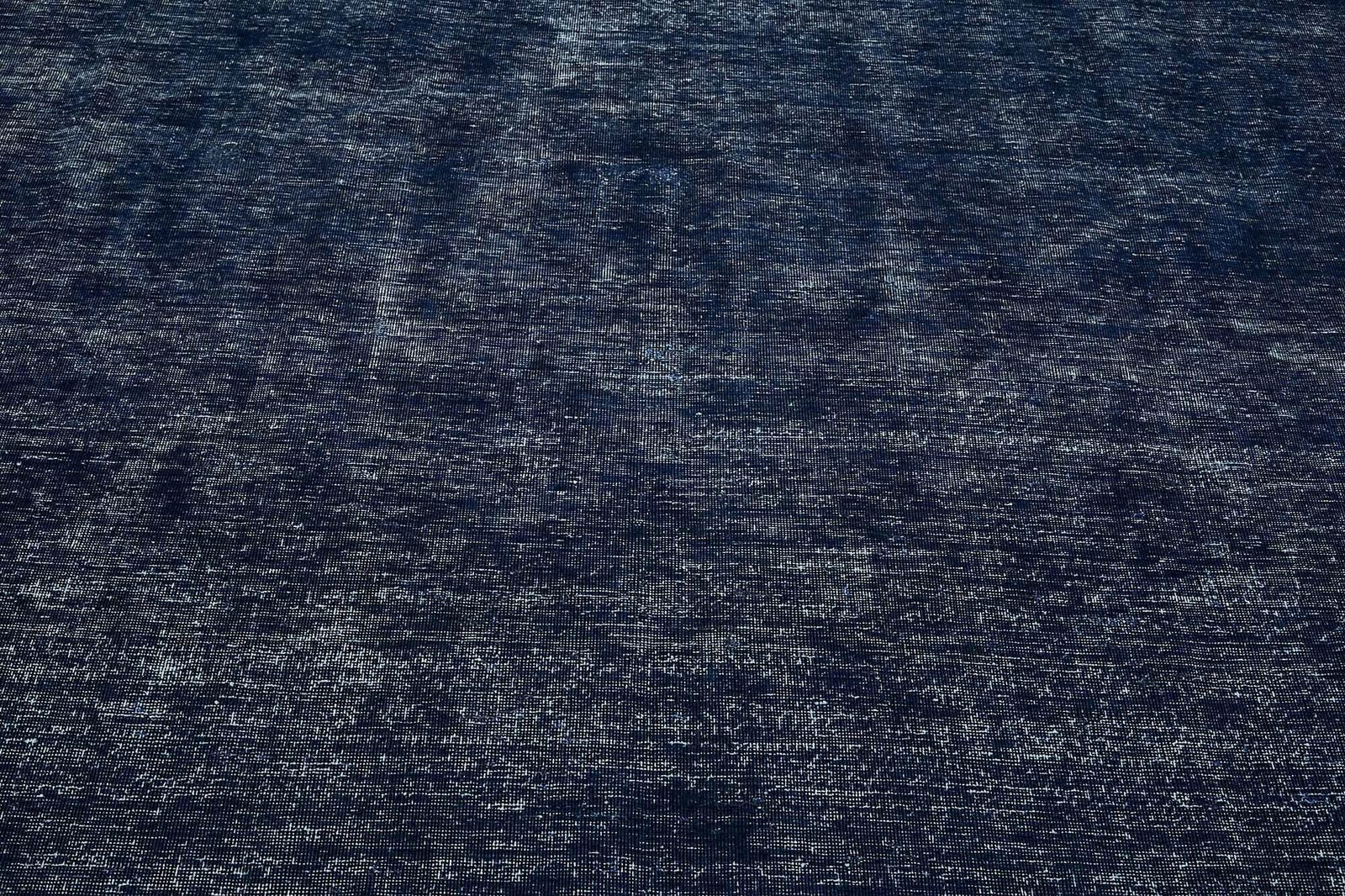 photo for sale Handmade Blue Overdyed Large Area Rug 280 Cm X 373 Cm
