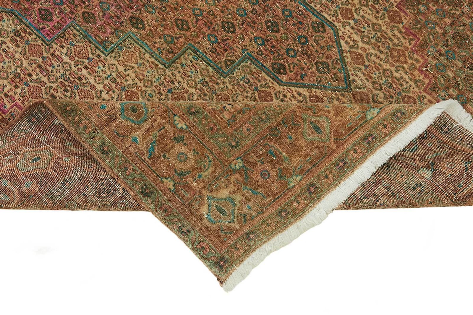 Vintage Hand Knotted Large Area Rug 152 Cm X 332 Cm photo vinterior