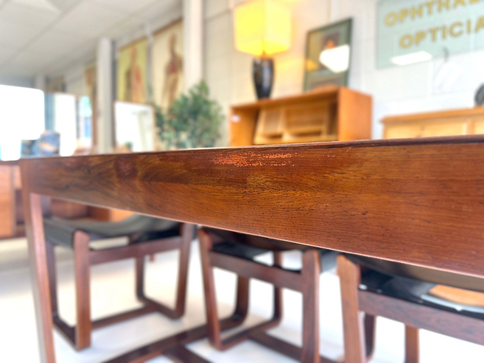 Furniture Gunther Hoffstead Rosewood Extending Dining Table & 6 Chairs For Uniflex photo